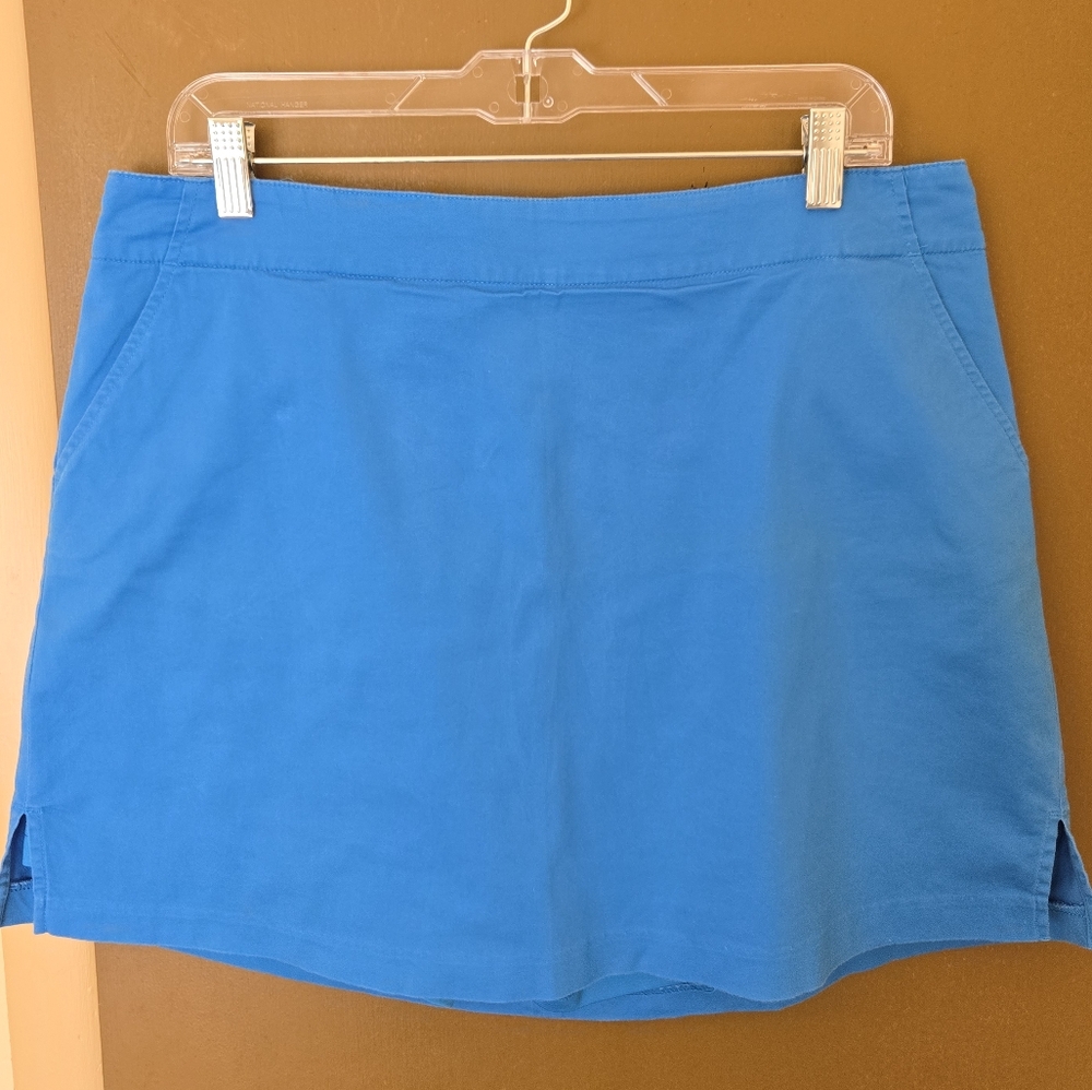 Women's Lady Hagen Bright Blue High Waisted Golf Skort Size 14